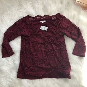 Maurice’s lace blouse NWT
